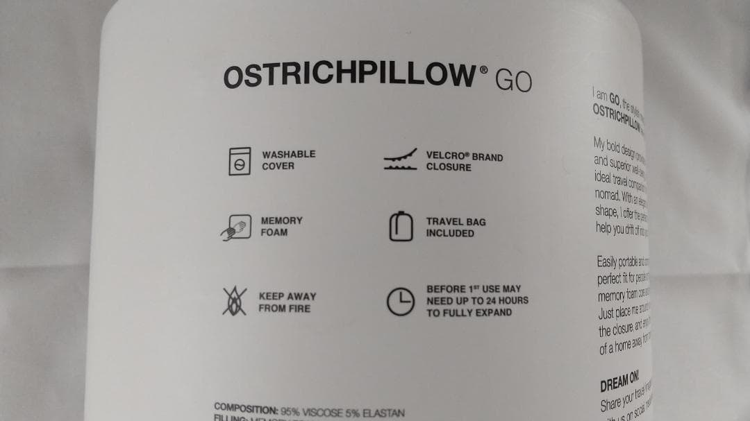 OSTRICHPILLOW / オーストリッチピロー (トラベルネックピロー)