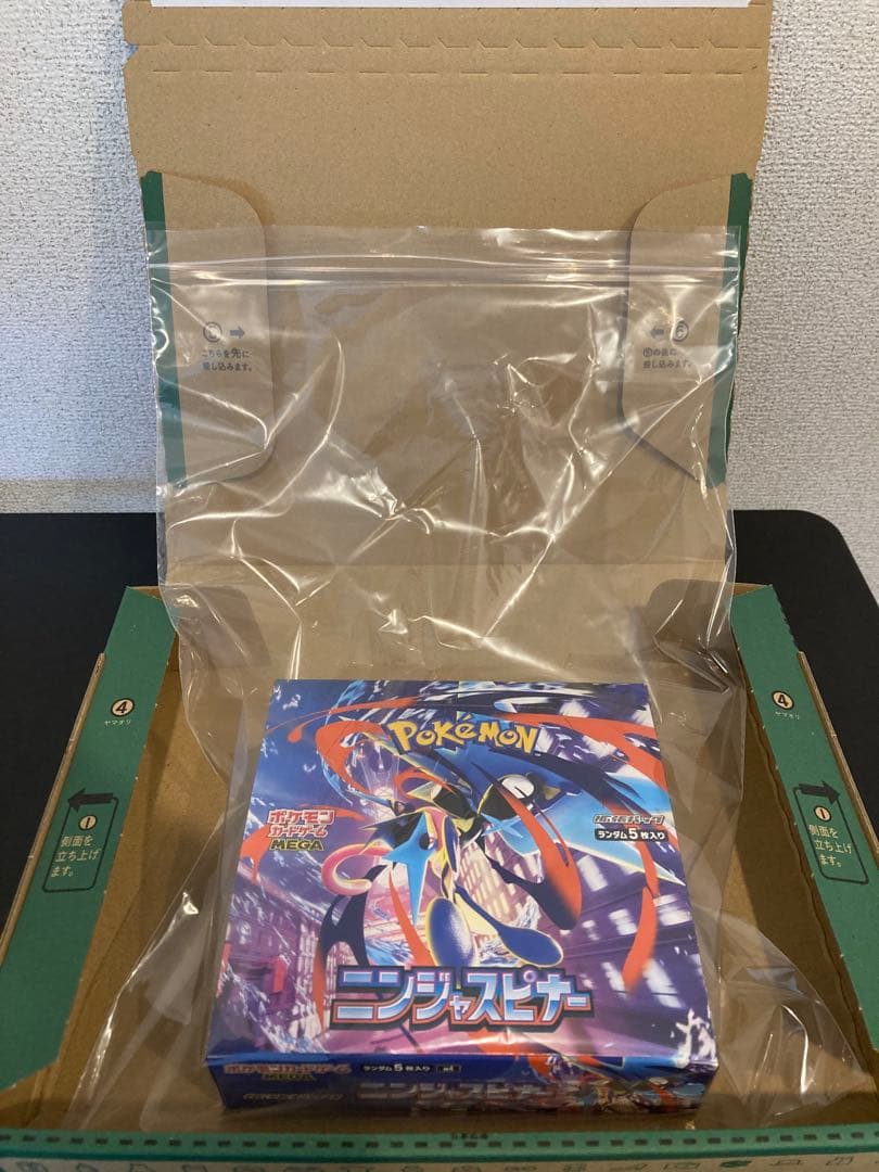 ポケモンカードゲーム MEGA ニンジャスピナー BOX シュリンクなし