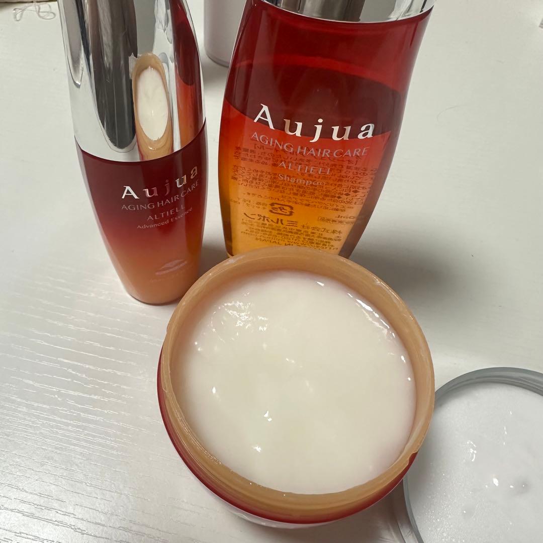 Aujua ALTIEL シャンプー トリートメント アウトバスミルク セット