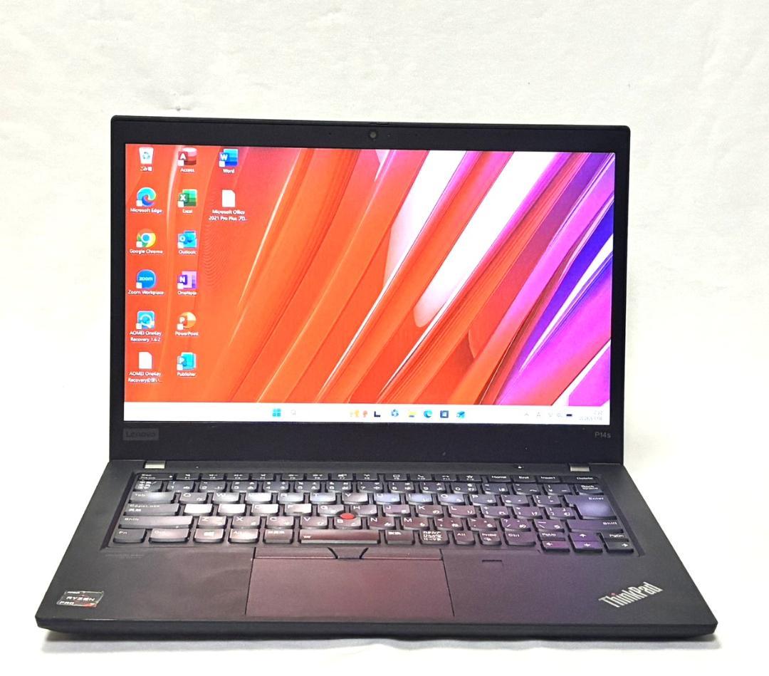 美品 ThinkPad P14e Ryzen7 Pro 4750U LTE対応