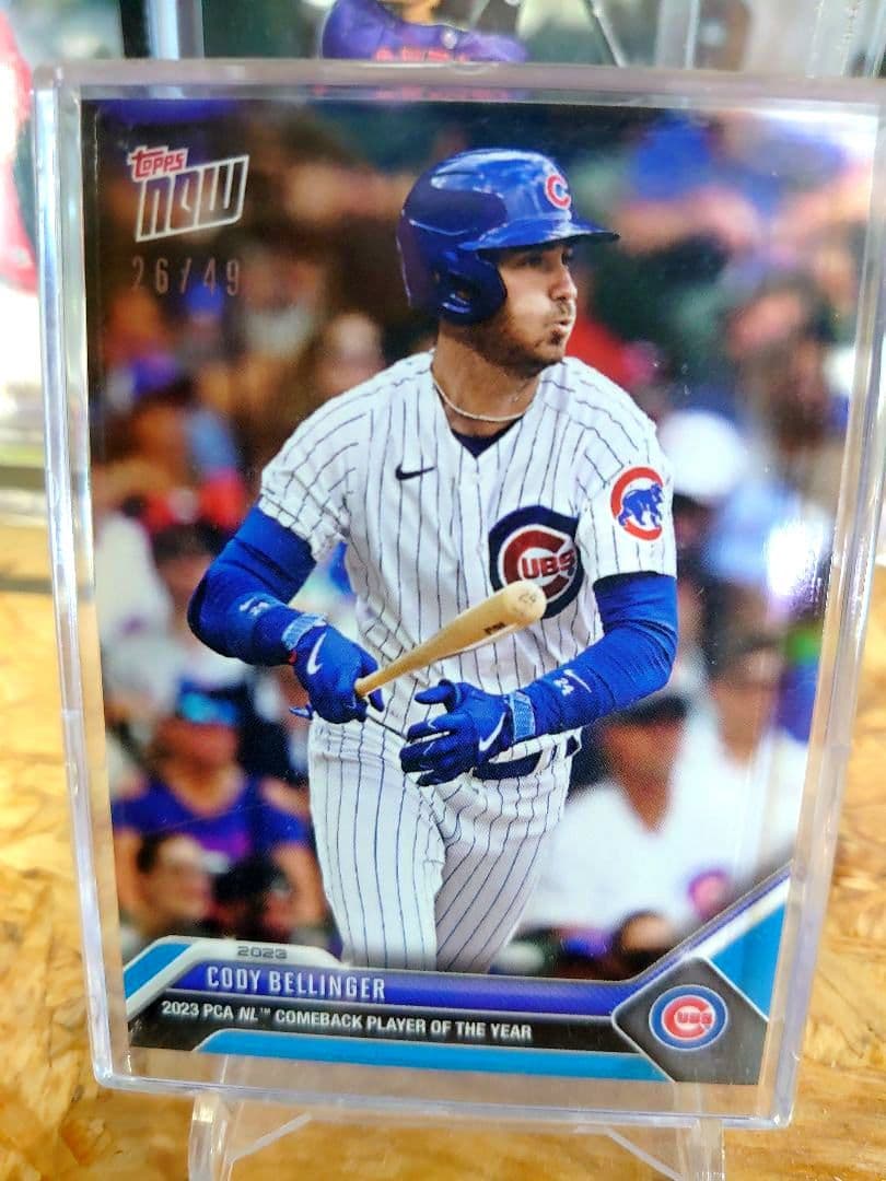 【ブルーパラレル】topps now コーディ・ベリンジャー MLB