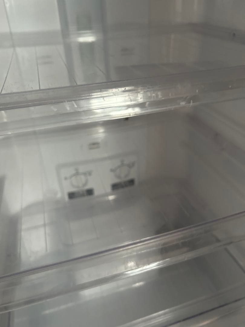 15年製 三菱 ノンフロン冷蔵庫 MR-P15Y-B ブラック 庫内美品