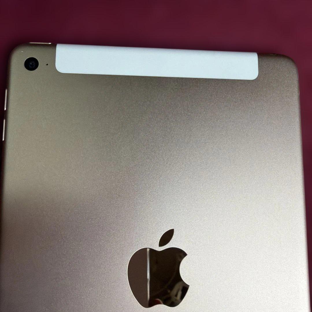 Apple iPad mini4 セルラーモデル　ゴールド 本体　128GB