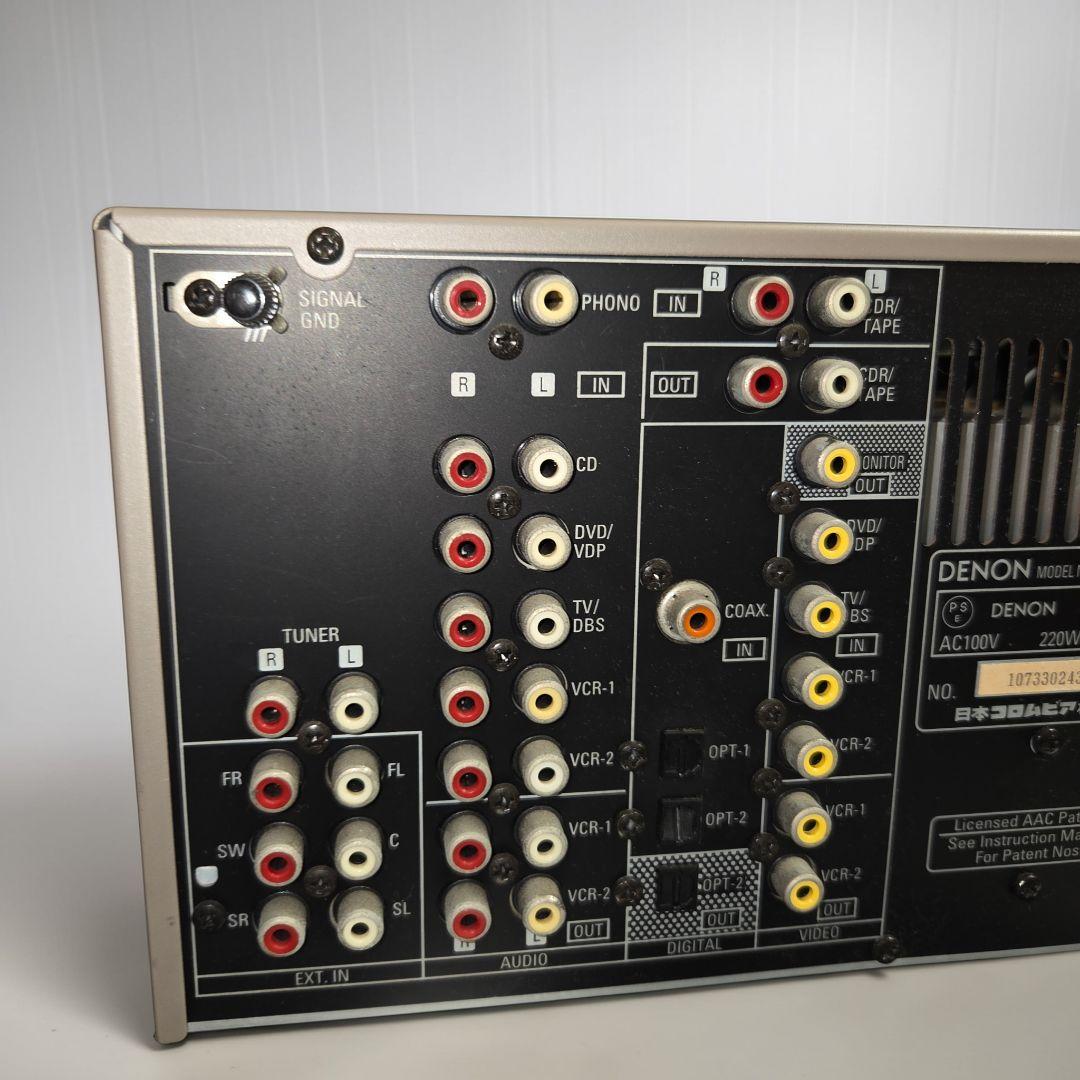 【極美品】DENON AVC-1850 AVアンプ ゴールド 動作確認済み