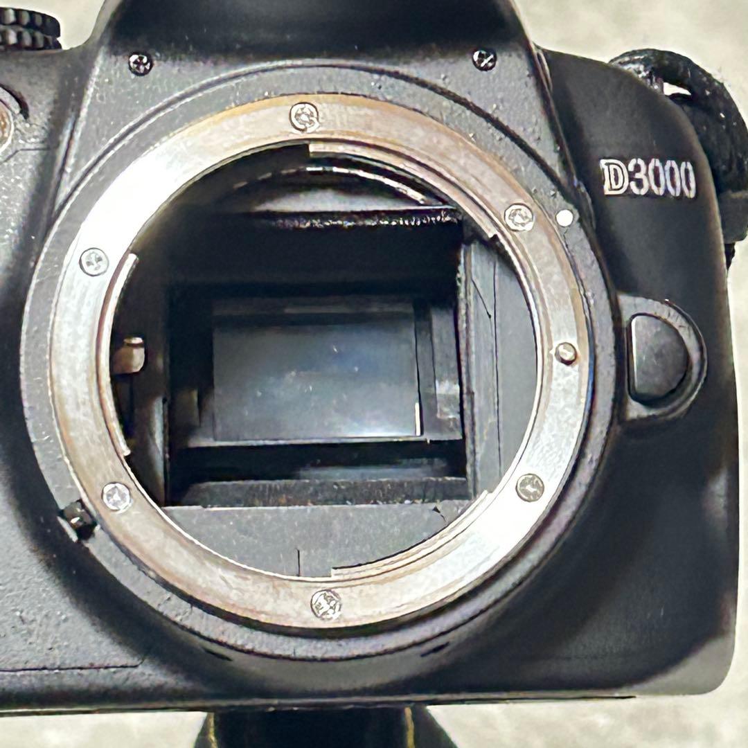 【動作品　美品】Nikon D3000 レンズキット　シャッター回数:2172