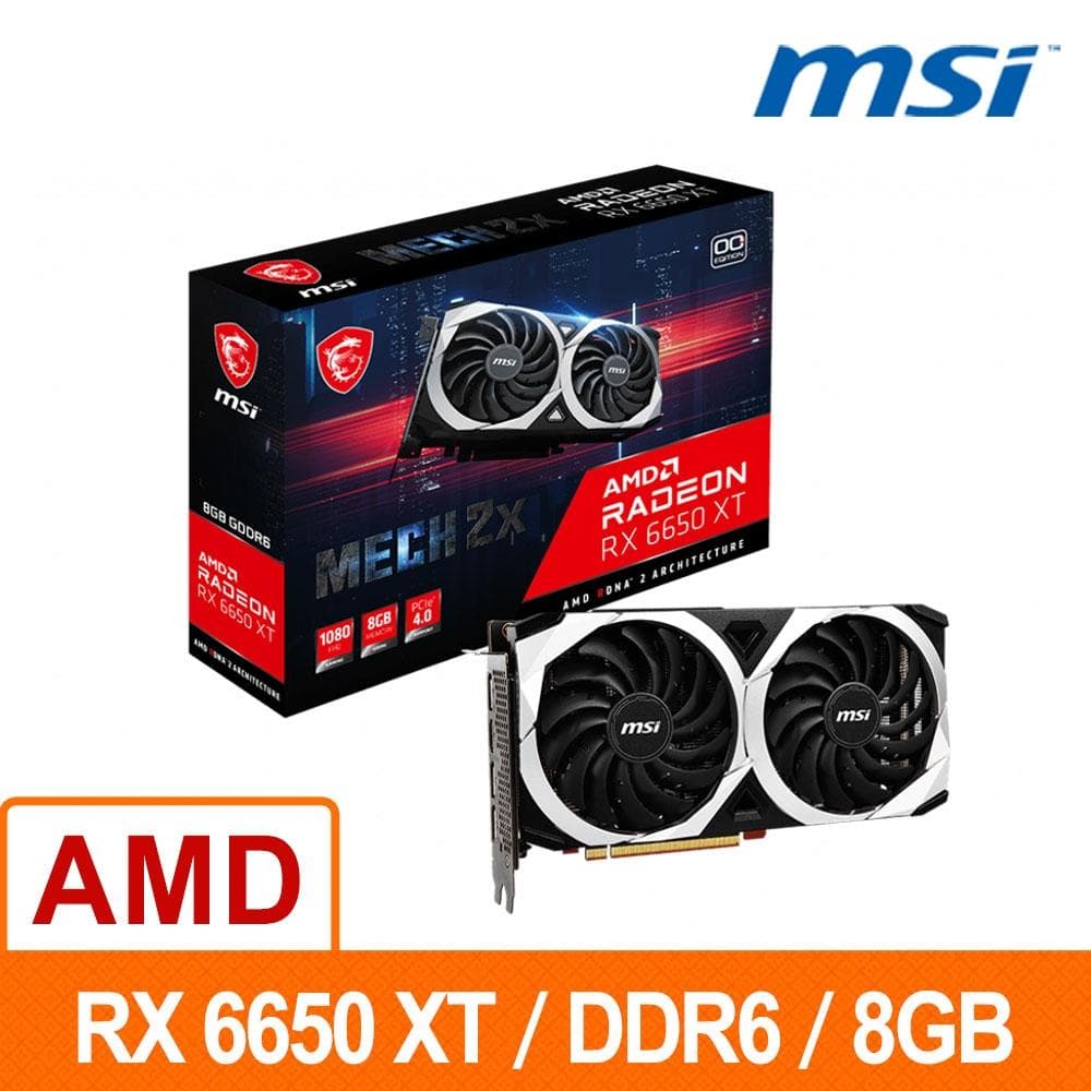 MSI AMD Radeon RX 6650 XT 8GB グラボ