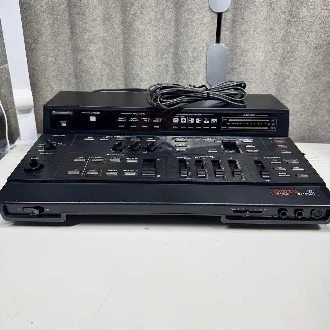 Panasonic デジタルAVミキサー WJ-MX10 通電のみ確認済み