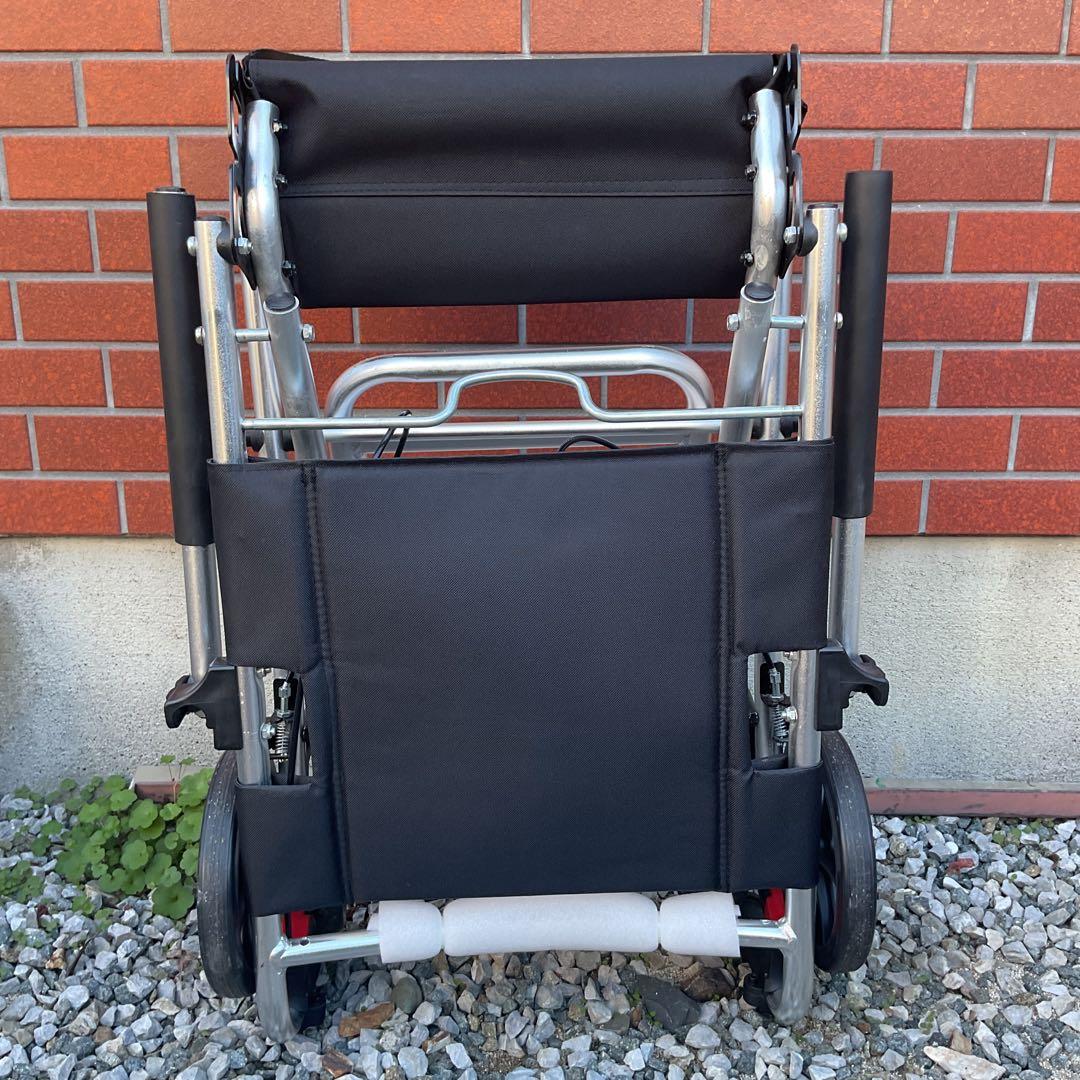 折りたたみ式介助用車椅子 黒