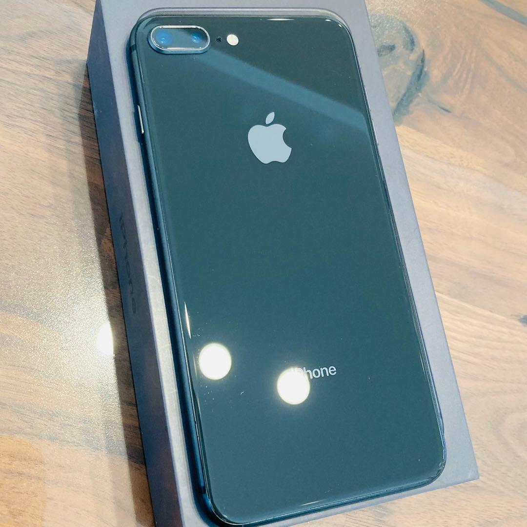 iPhone 8Plus 256GB スペースグレー バッテリー最大容量100%