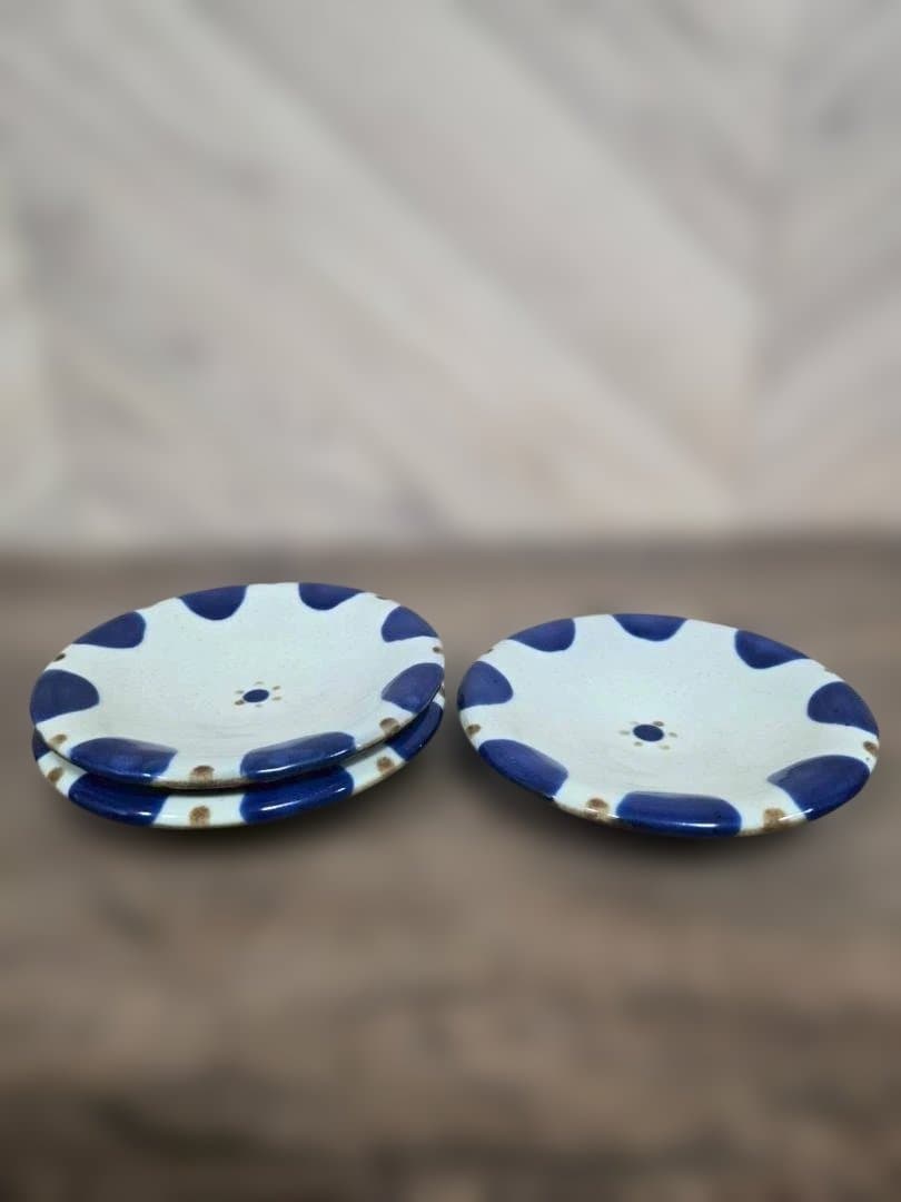 ノモ陶器製作所 5寸皿（コバルト チチチャン）