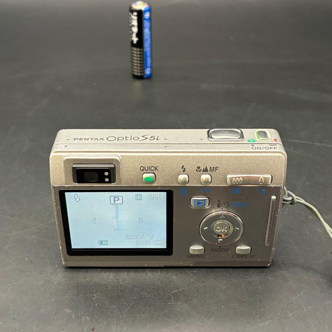 【PENTAX コンデジ】Optio S5i ペンタックス　動作OK