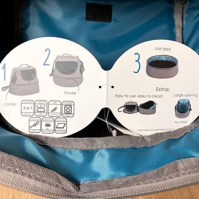 ペピイ 猫の通院がラクになるあんしんキャリー スリング ペット用キャリーバッグ