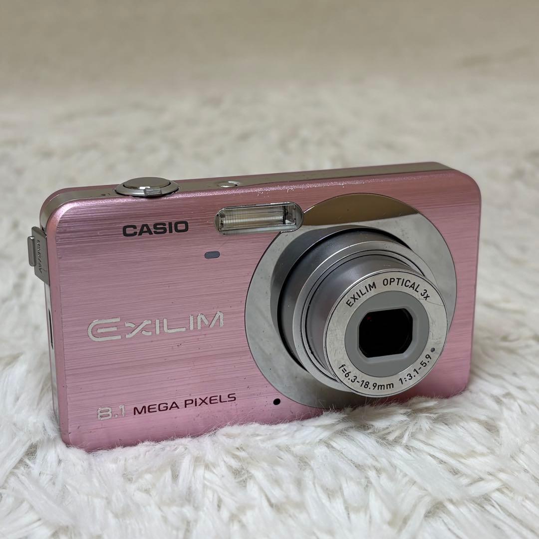 CASIO カメラ　EX-Z80 充電器　箱　ピンク コンデジ　動作品
