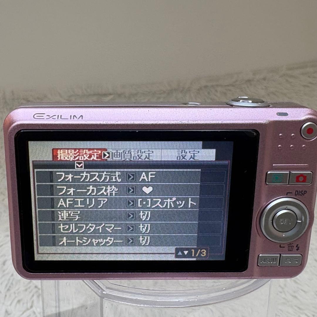 CASIO カメラ　EX-Z80 充電器　箱　ピンク コンデジ　動作品