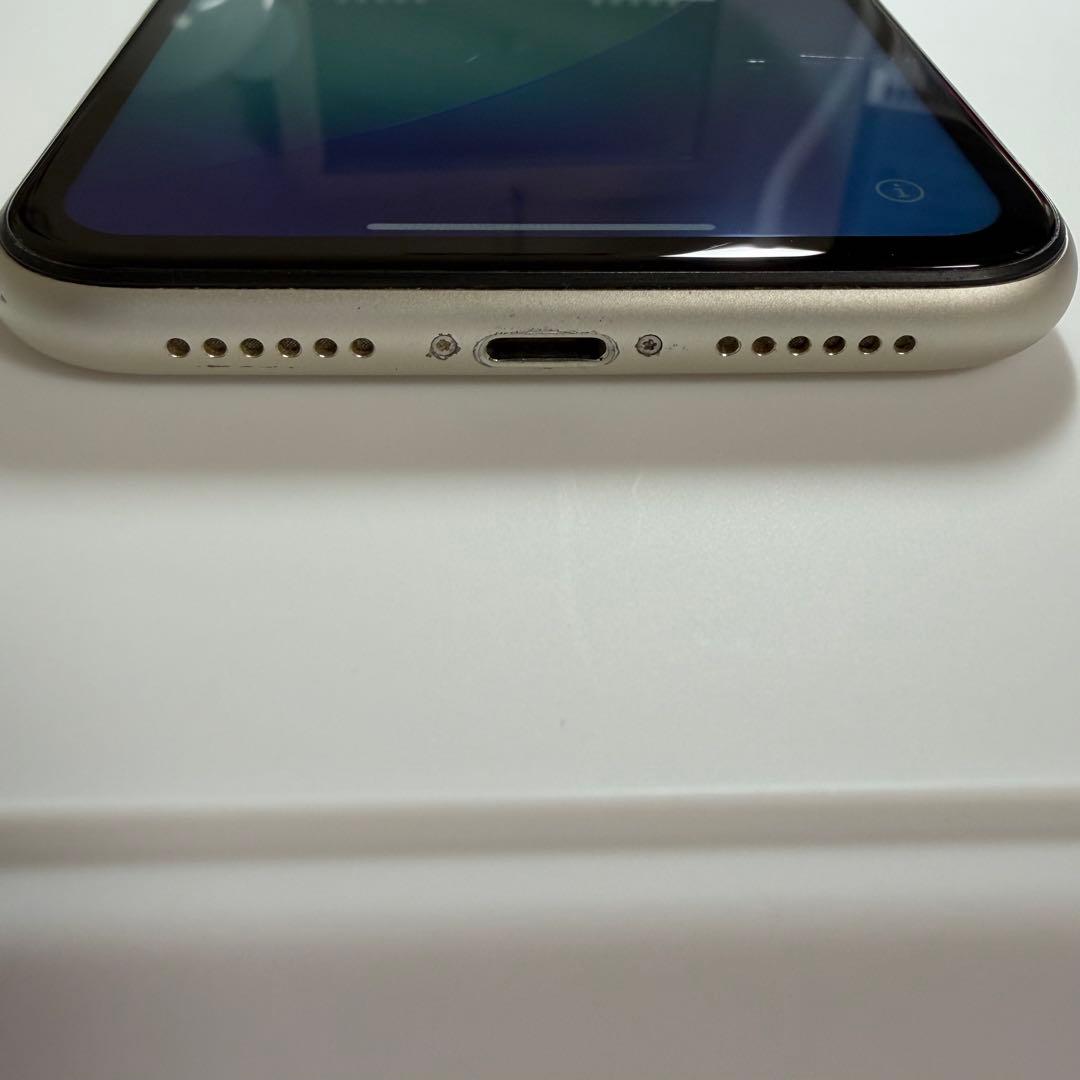 iPhone11 256GB ホワイト SIMフリー FaceID不可