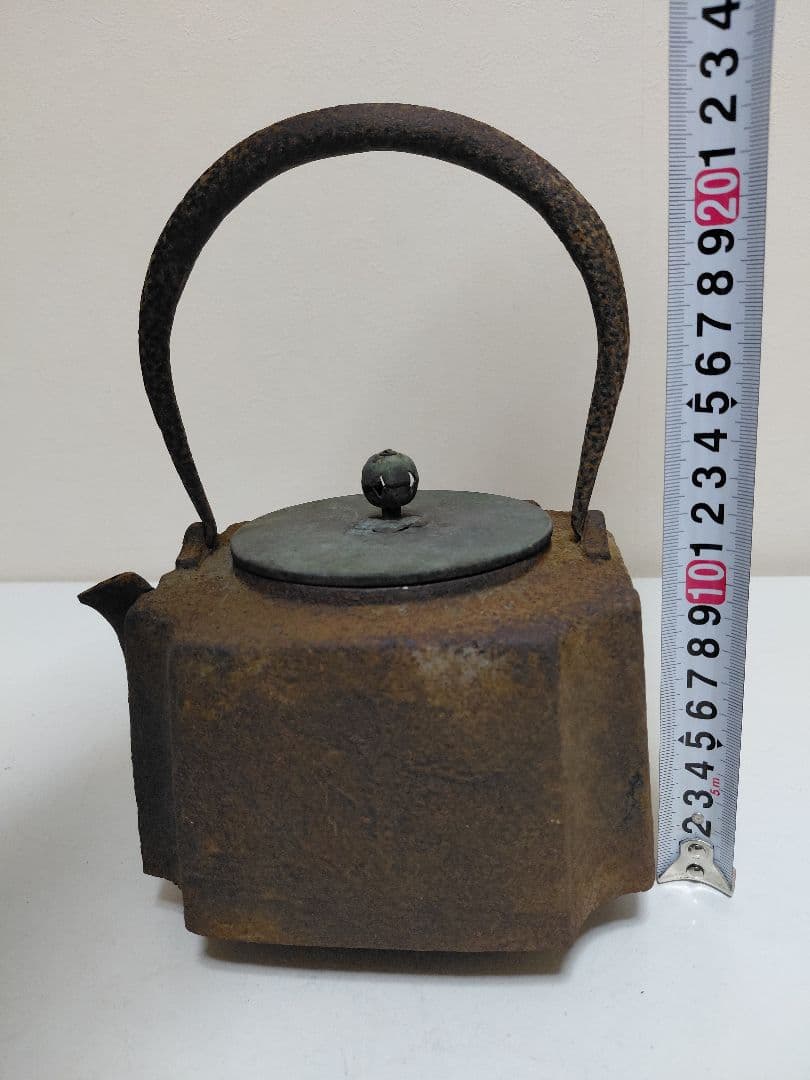 龍文堂の鉄瓶　茶道具