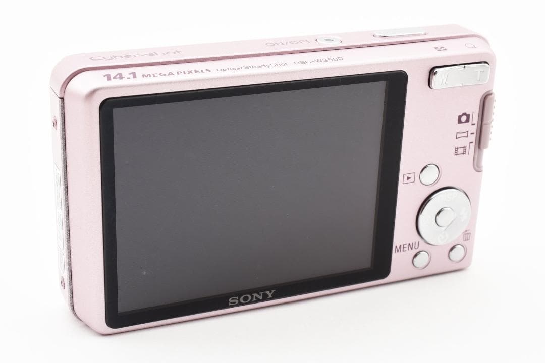 【希少】SONY サイバーショット DSC-W350D ジュエルピンク