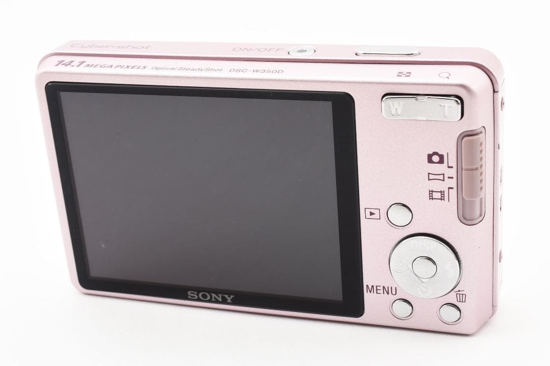 【希少】SONY サイバーショット DSC-W350D ジュエルピンク