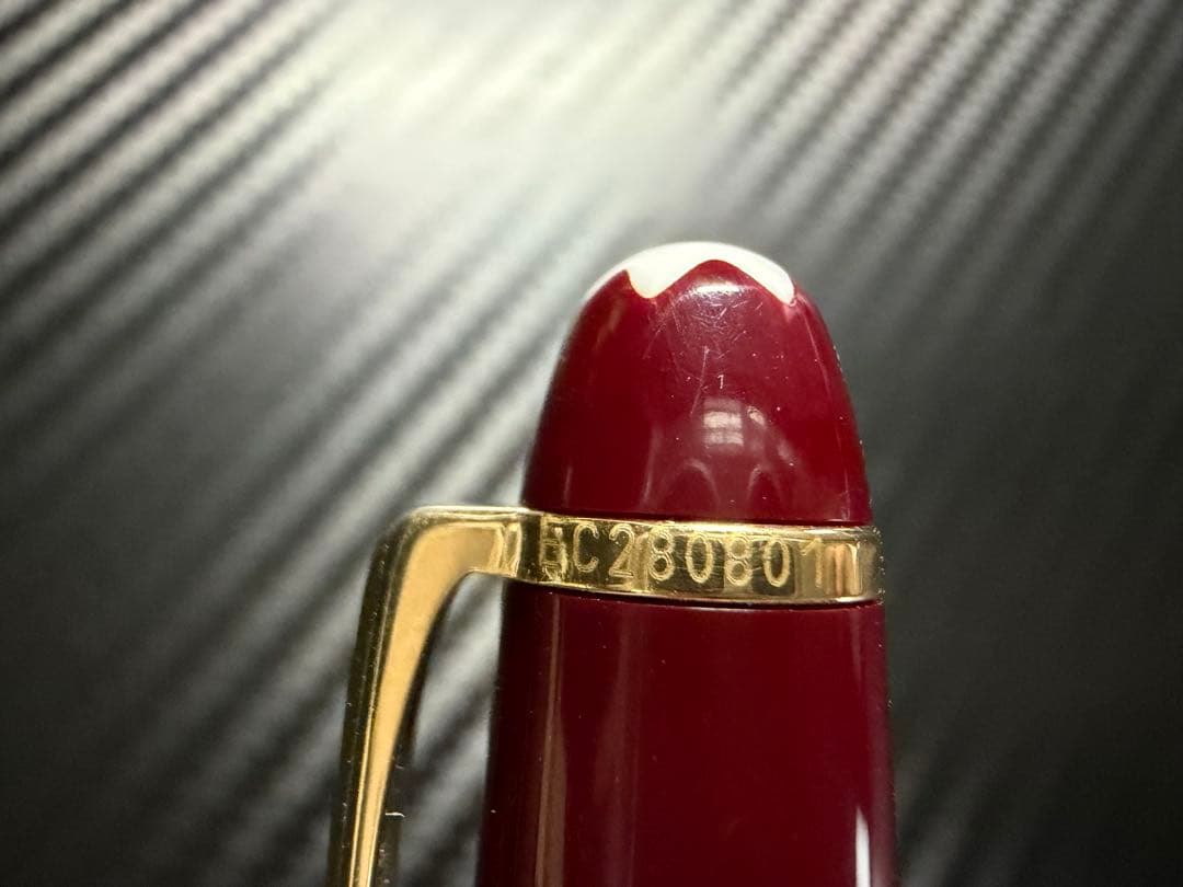 美品 モンブラン マイスターシュテュック 163 ボルドー ローラーボール