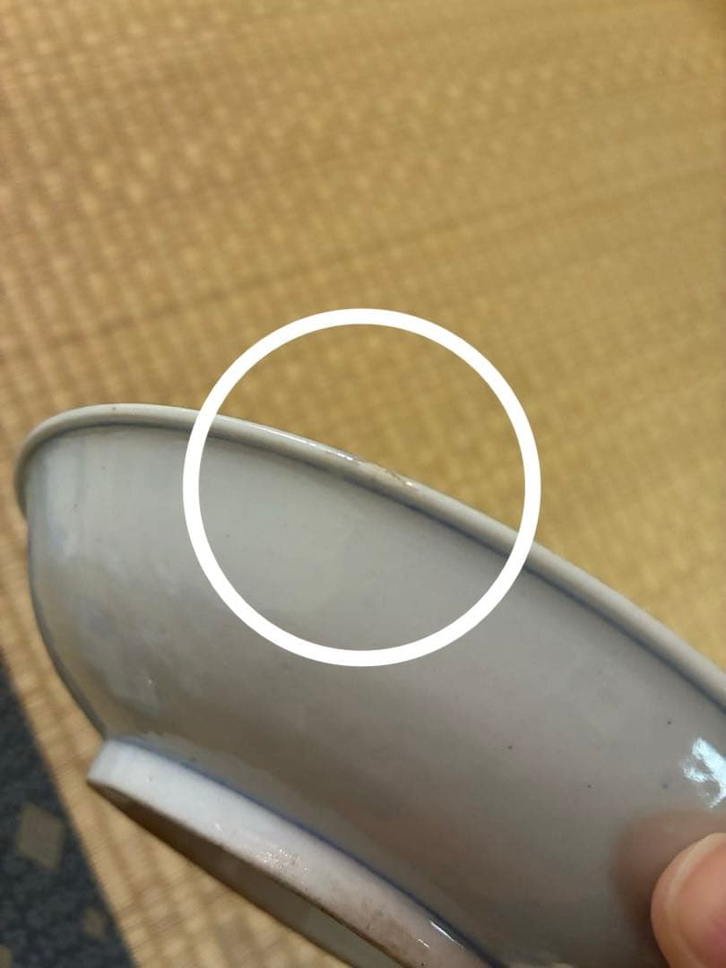 【8枚セット】ヒビあり 明治骨董 なます皿 金継ぎ用