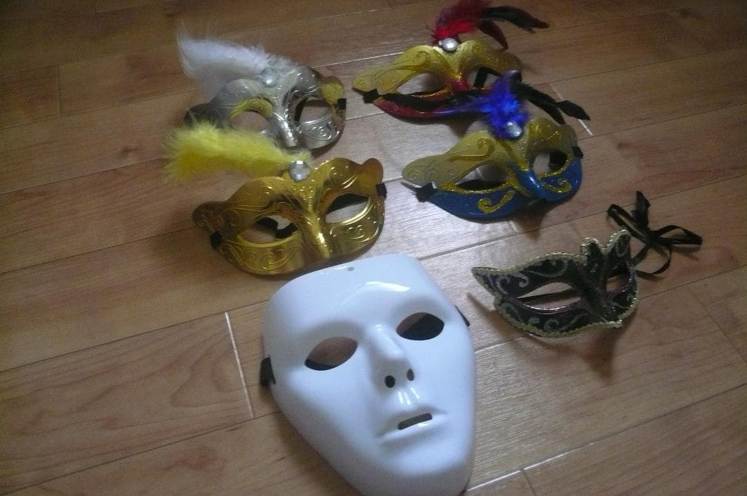 ベネチアンマスク他６点！仮面 お面 ハロウィン パーティ 舞台 演劇 コスプレ