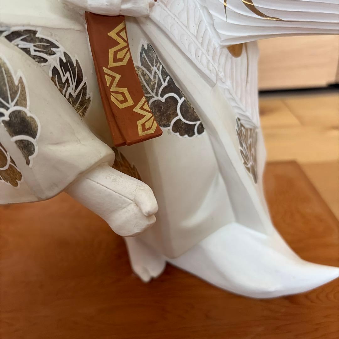 伝統的博多人形 歌舞伎 鏡舞 一義作 約30cm