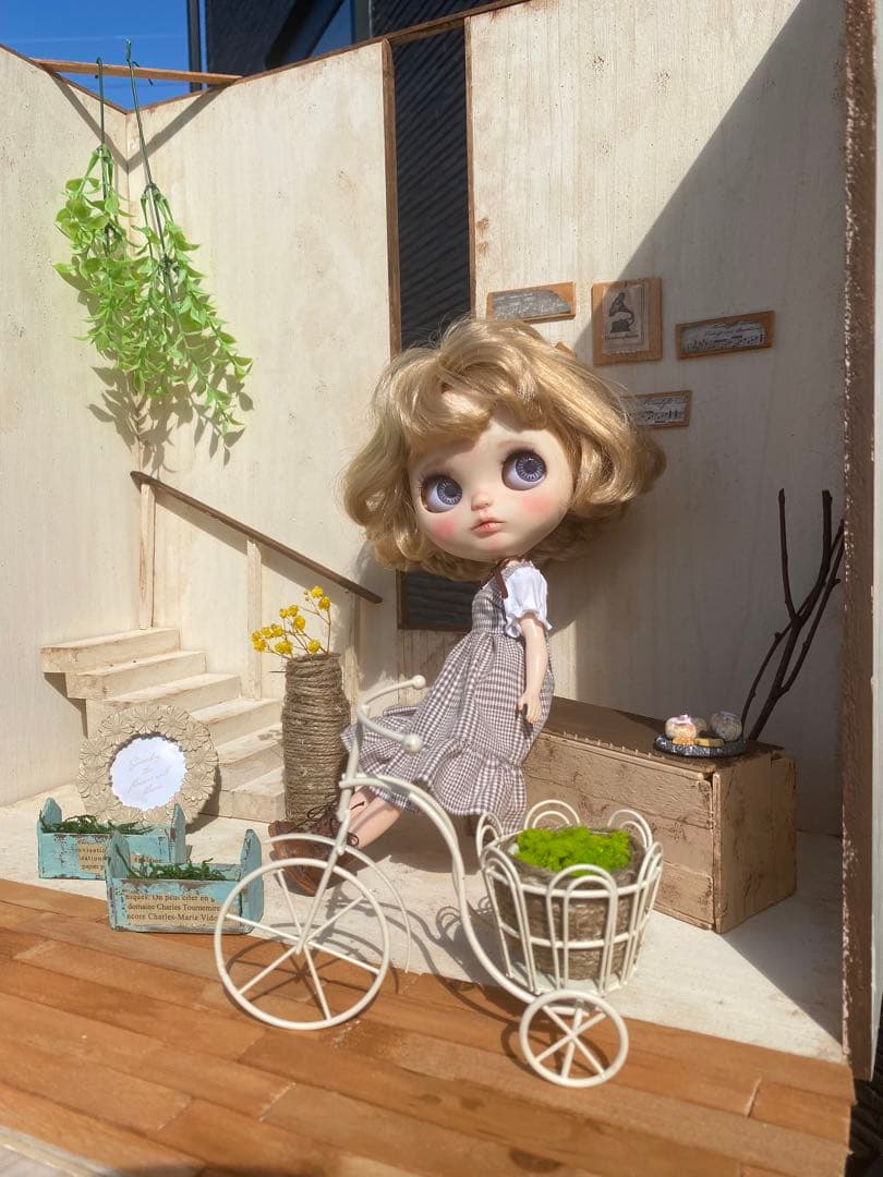 作品例2ドールハウス 背景ボード リカちゃんキャッスル ブライス ピュアニーモ