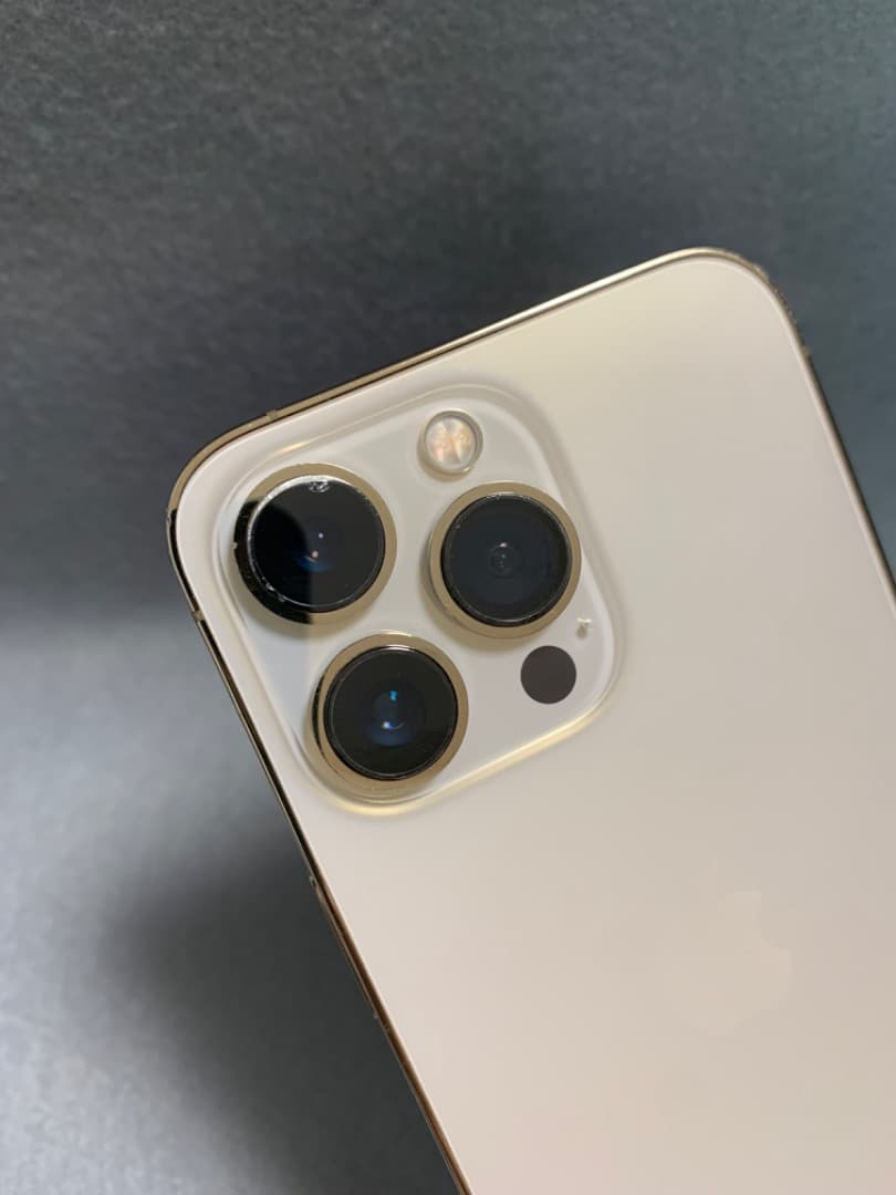 美品 国内版 SIMフリー iPhone13 Pro 128GB ゴールド色