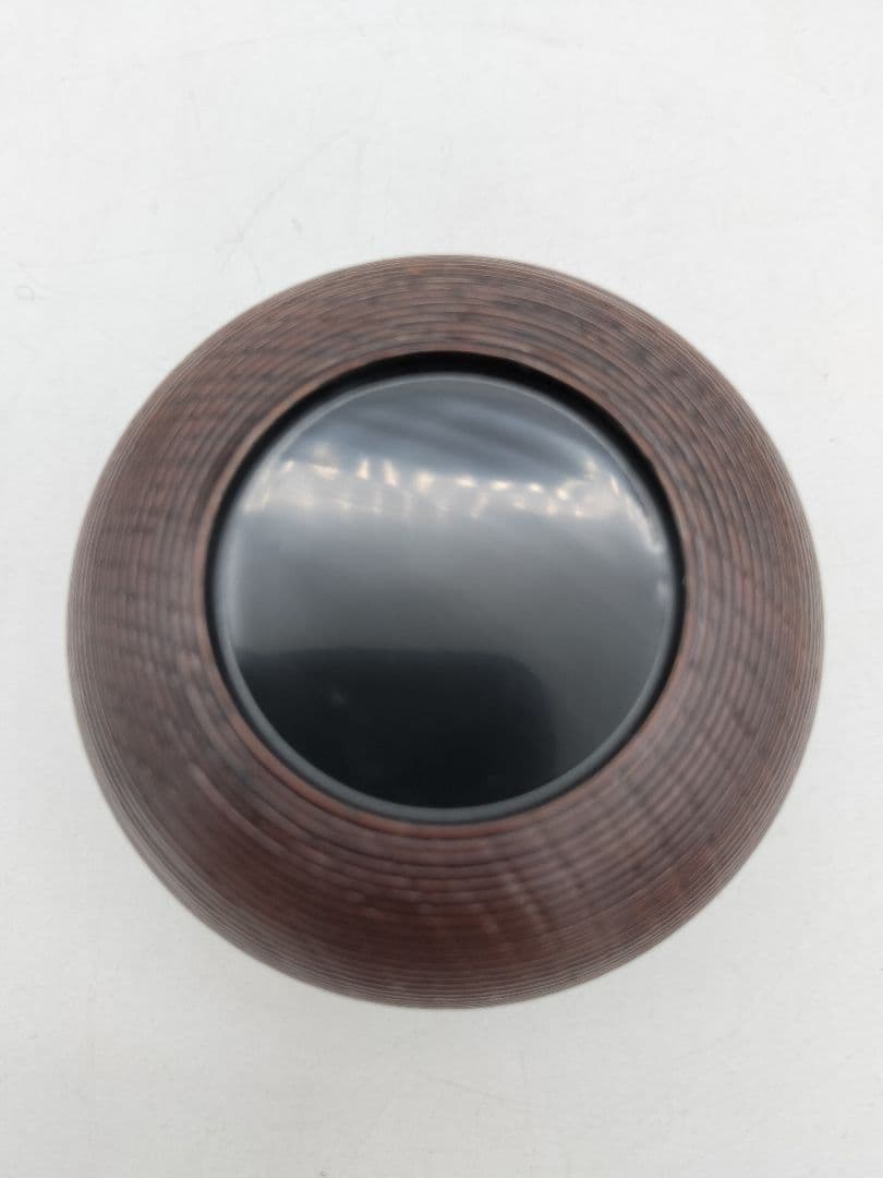 d157【新品・未使用】瓢茶器 瓢箪蒔絵 川瀬表完 木箱 茶道具