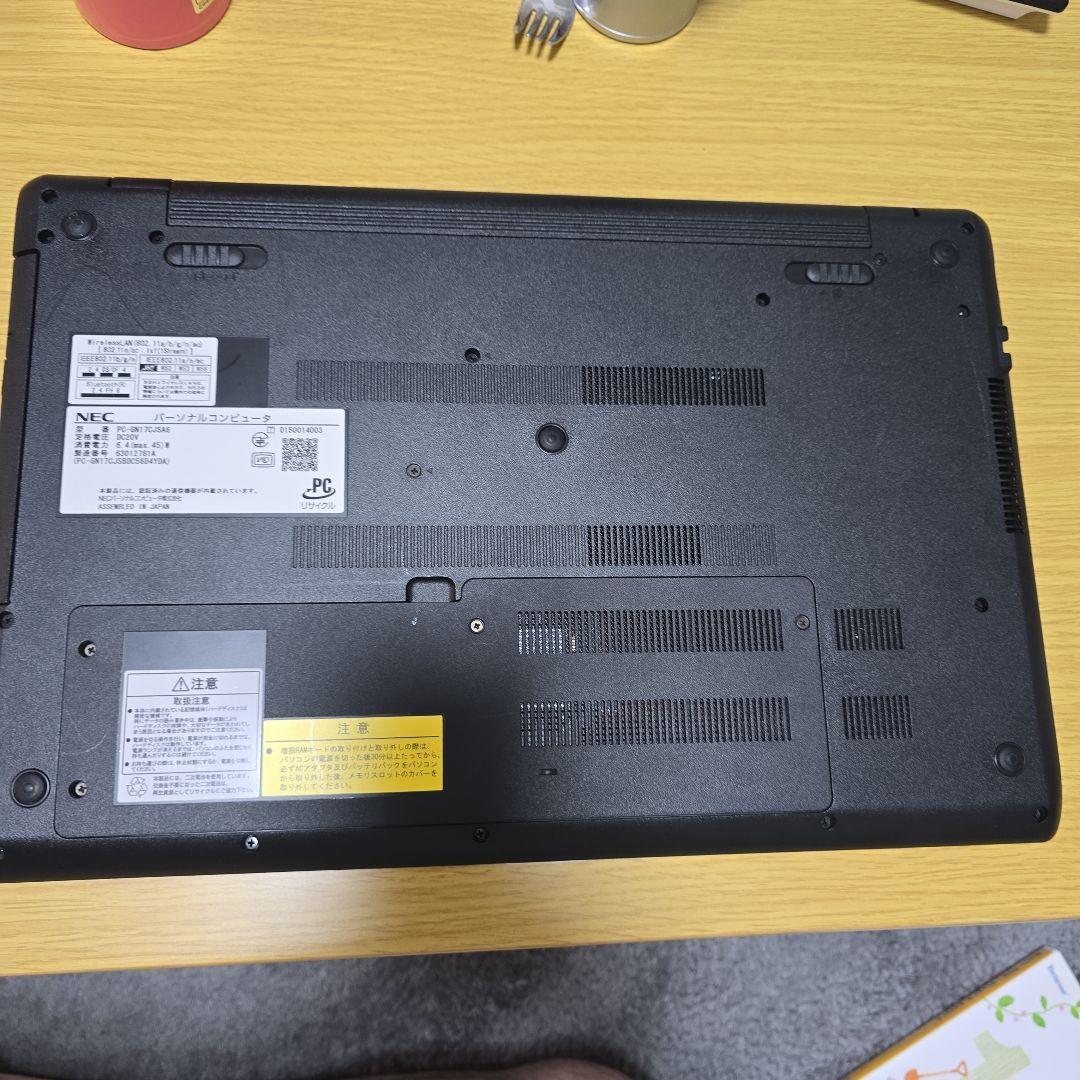 ノートパソコン　nec lavie pc-gn17cjsa6　美品