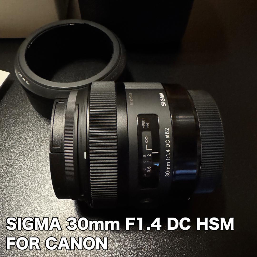 SIGMA 30mm F1.4 DC HSM(Canon)付属品・別フィルター付