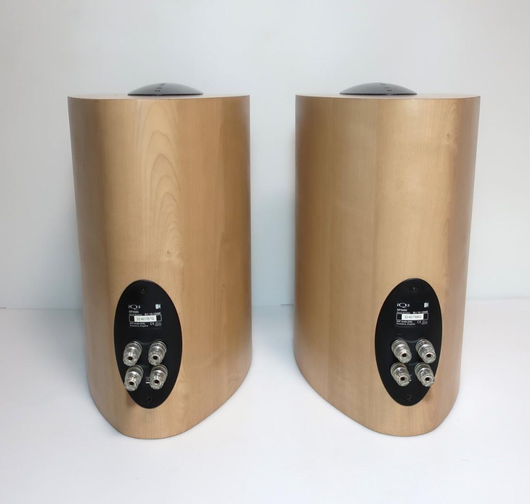 小傷有 KEF iQ3 SP3500 メープル ブックシェルフスピーカ 動作良好
