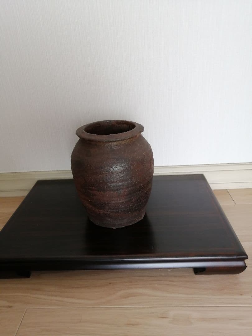 №53 古越前の壺　江戸時代　美品　越前焼　壺