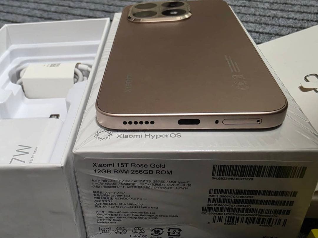 スマートフォン本体 Xiaomi 15T (used only one week)