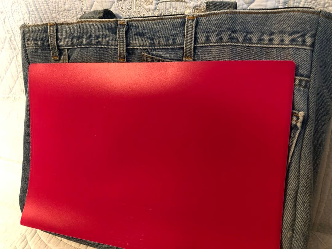 デニム　リメイク　トート　バッグ 花柄　Ｂ4 Levi's（リーバイス）