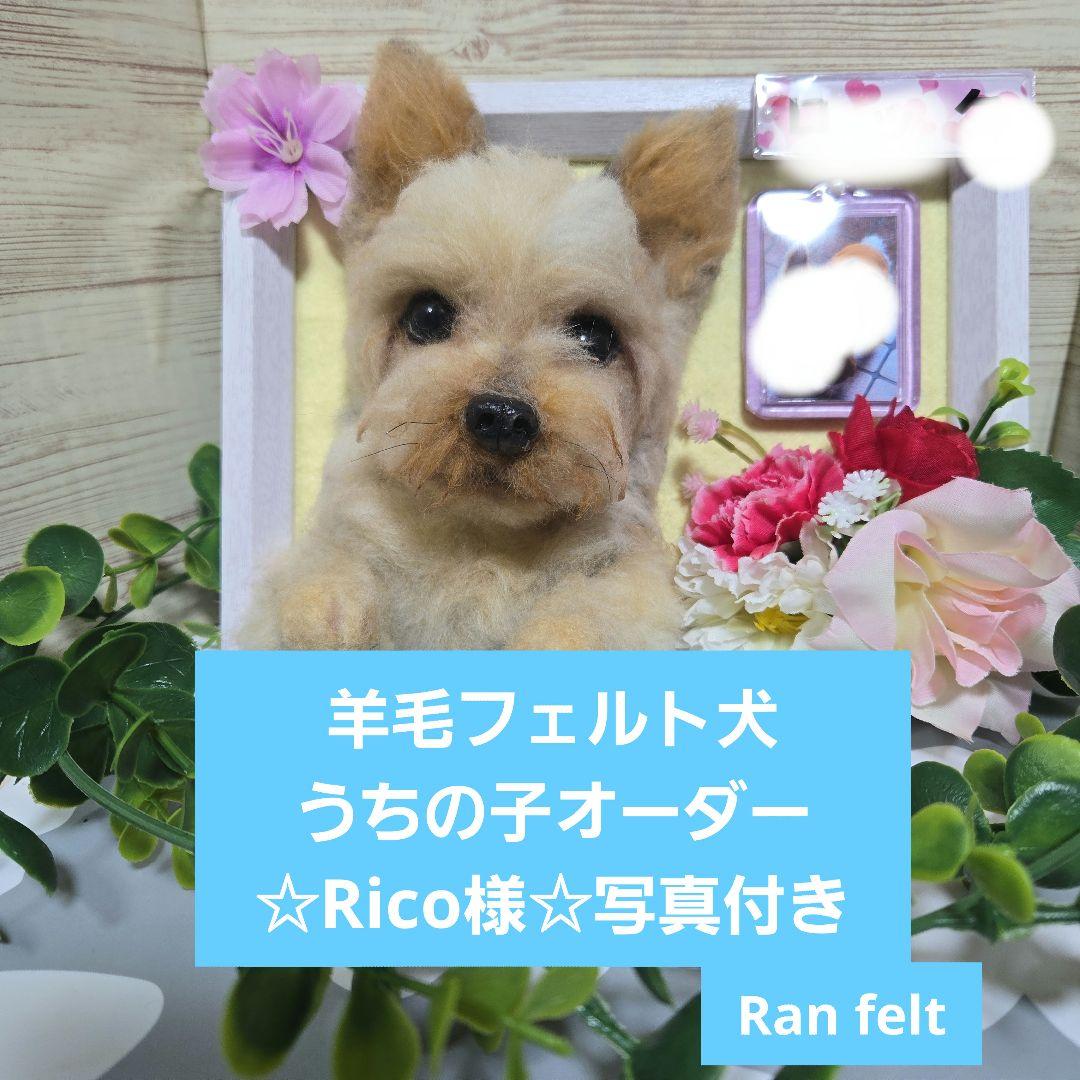 羊毛フェルト犬 うちの子オーダー ☆Rico様☆写真付き