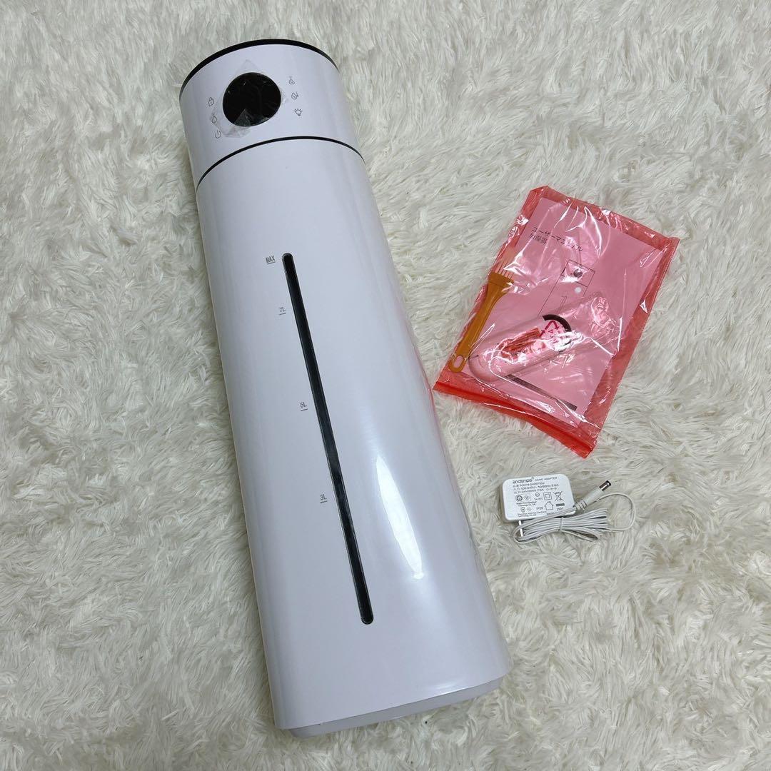 加湿器 大容量 8L 超音波式 タワー型 400ml 湿度設定 静音 10段階