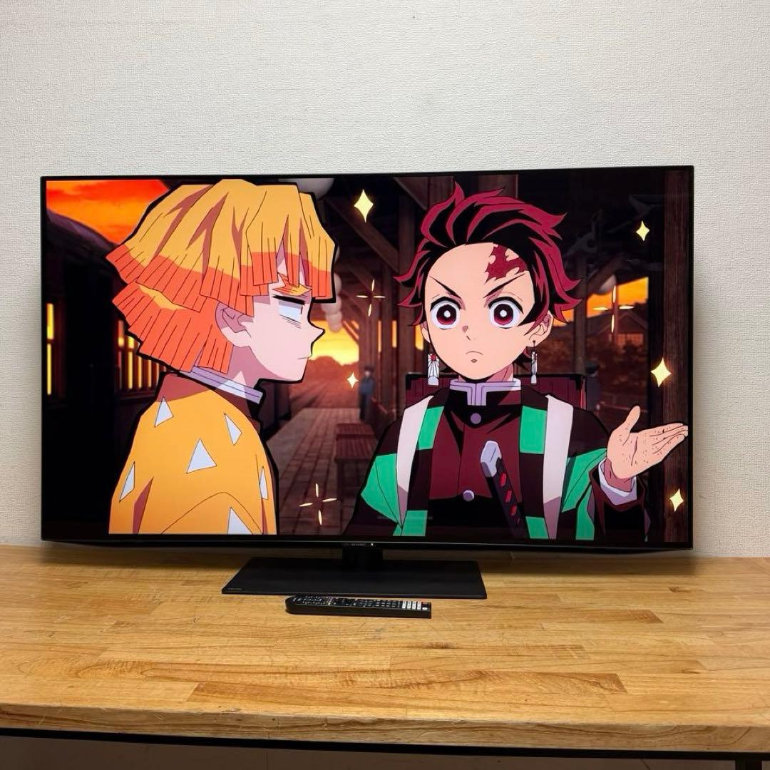 シャープ 55V型 4K 有機ELテレビ AQUOS 4T-C55DQ1