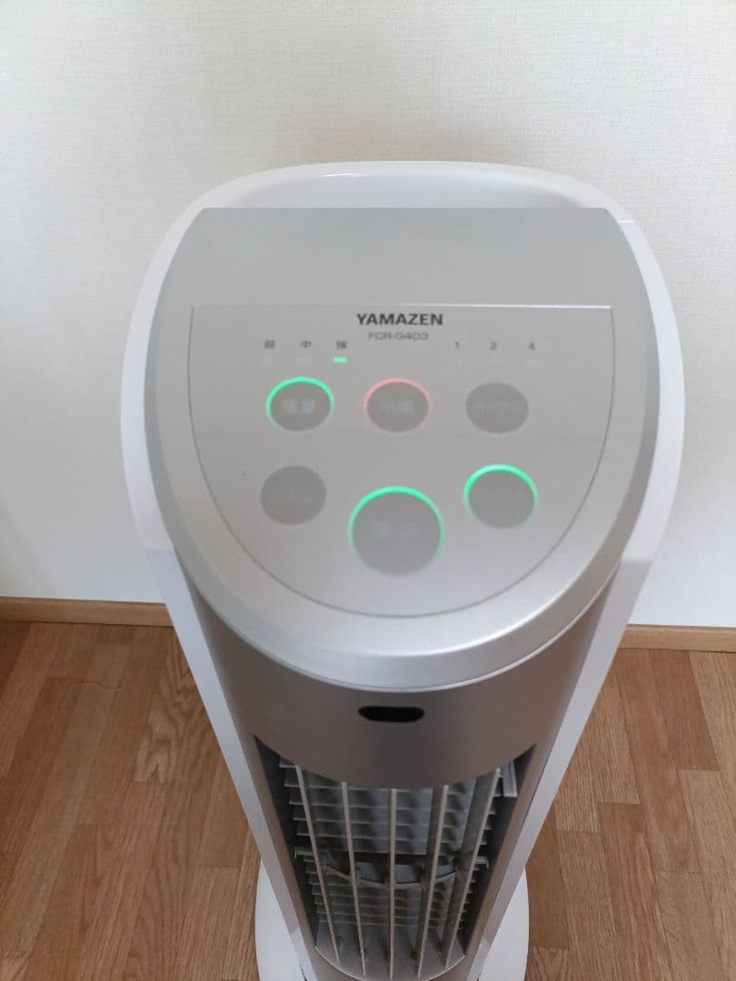 YAMAZEN 冷風機　2022年製　高年式 FCR-G403 扇風機　タワー型