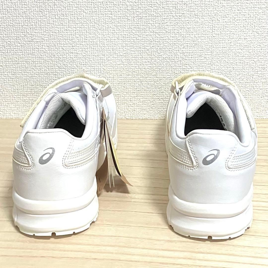 新品 タグ付き asics 安全靴 CP301 ベルクロ ホワイト 30cm