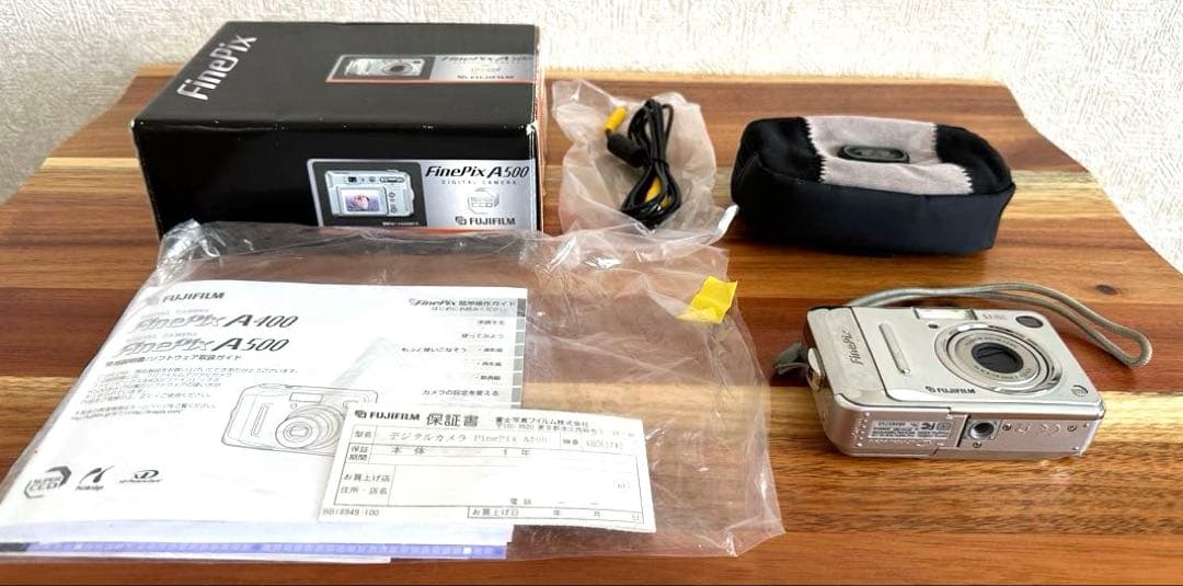 ☆美品·富士フイルムFujifilm FinePixA500デジタルカメラ一式☆