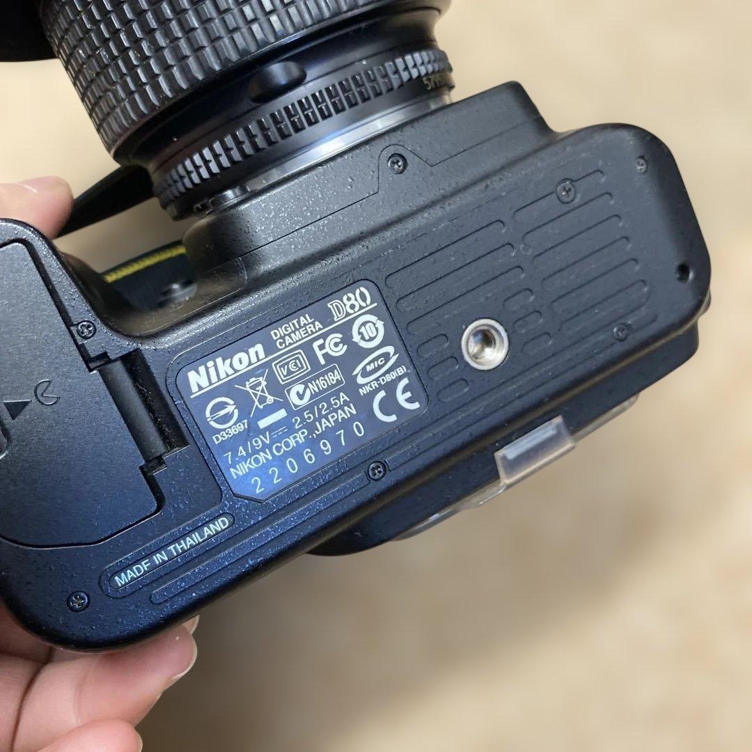 Nikon D80ダブルズーム　動作未確認　ジャンク
