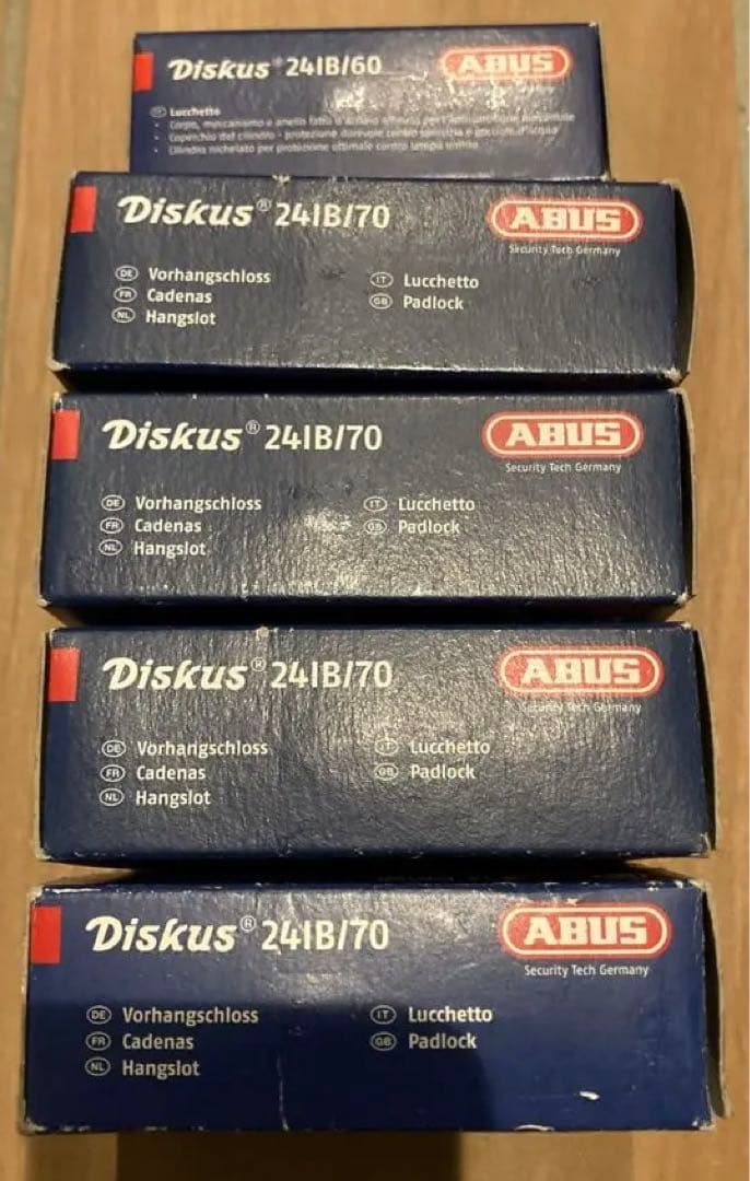 ABUS 南京錠 耐水 ディスカス