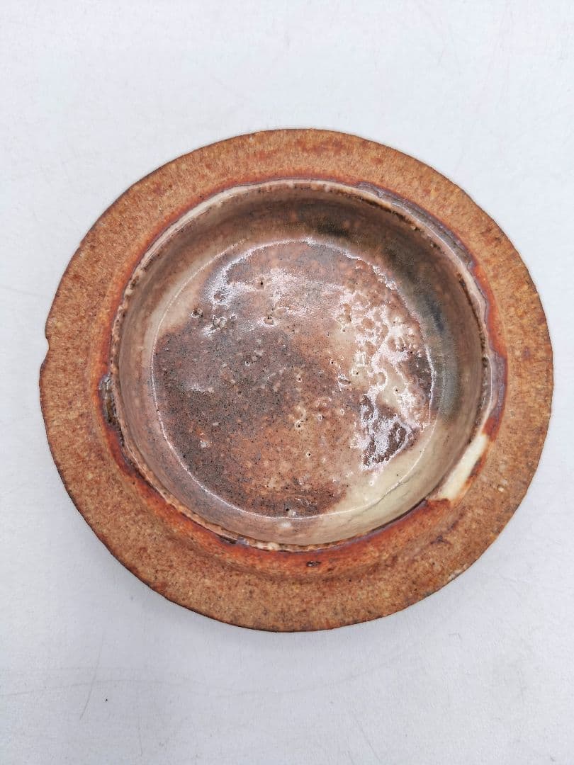 c954 【未使用】香合 萩 辰 鏡裏 十二代 田原陶兵衛 木箱 茶道具　古物