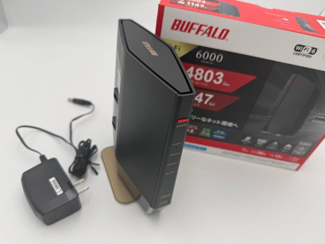 BUFFALO Wi-Fi6 無線LANルーター WSR-6000AX8P-MB
