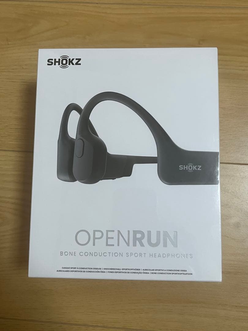 SHOKZ OPENRUN 骨伝導ヘッドフォン ブラック
