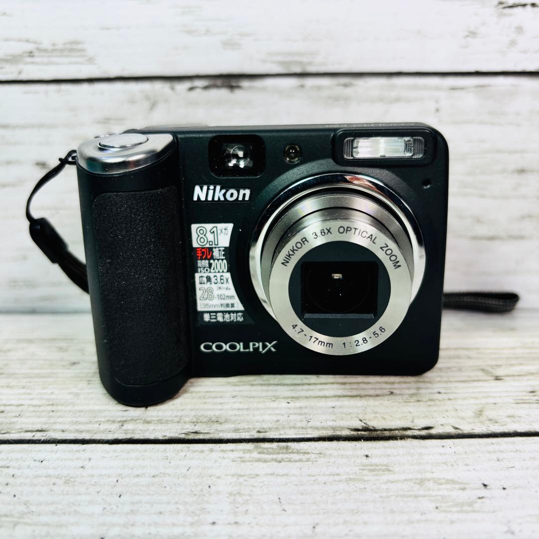 【動作良好】Nikon デジタルカメラCOOLPIX P50 ブラック
