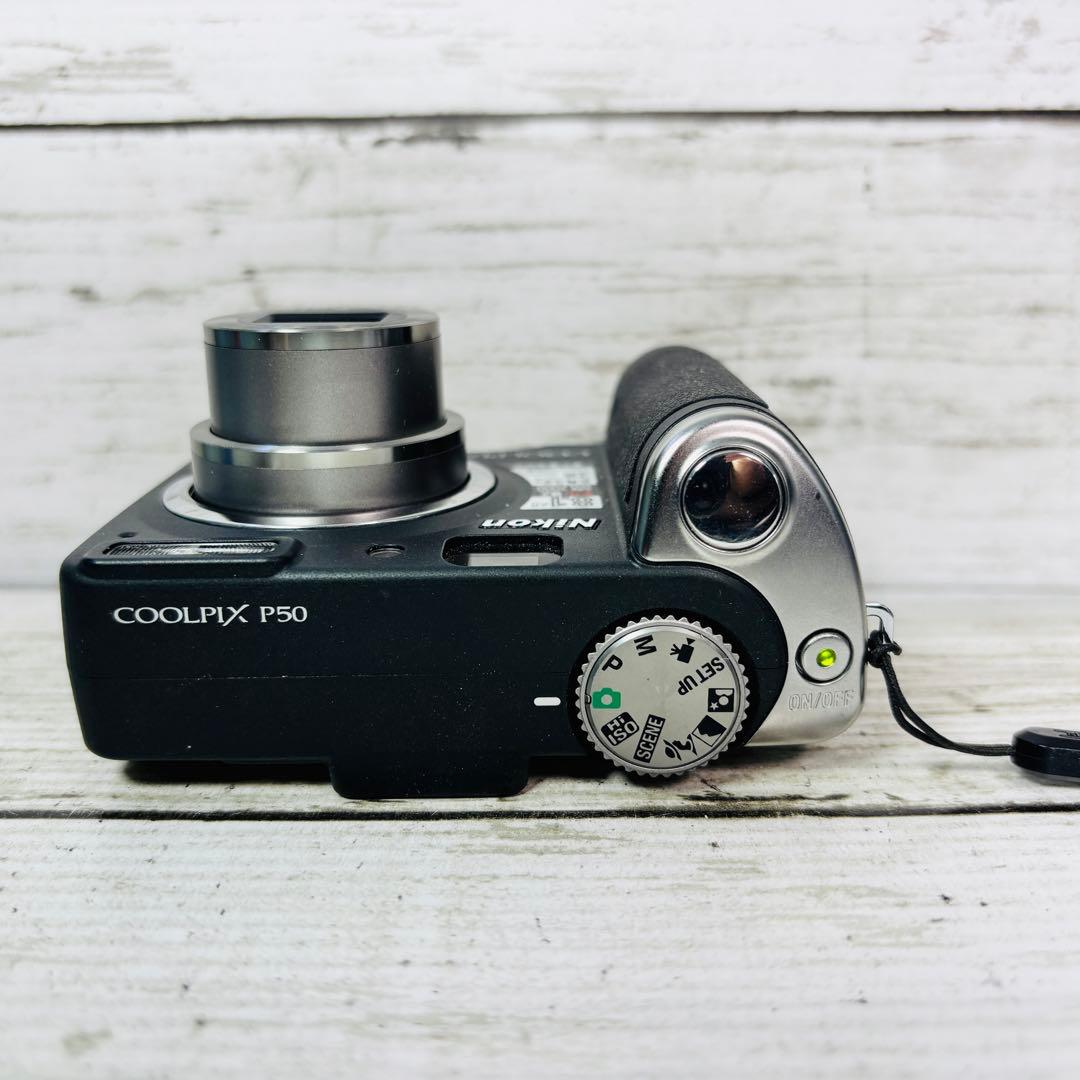 【動作良好】Nikon デジタルカメラCOOLPIX P50 ブラック