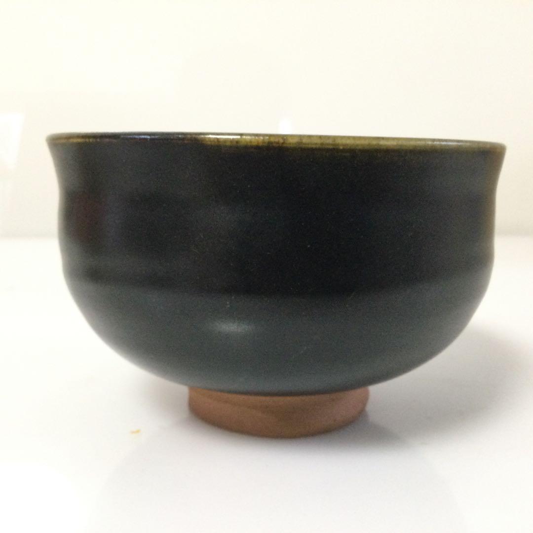 黒高麗茶碗 抹茶碗 墨田窯 金太漢作 茶道具 供箱 Mナ