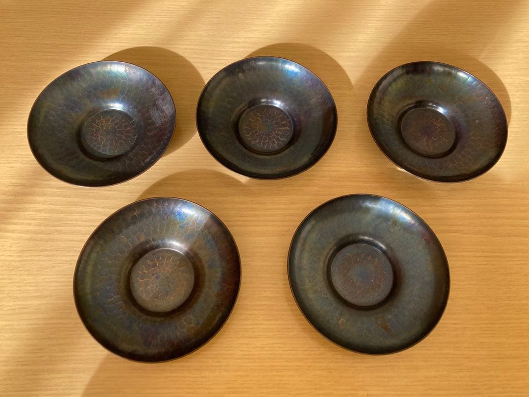 ◆玉川堂◆湯沸・建水・茶托セット